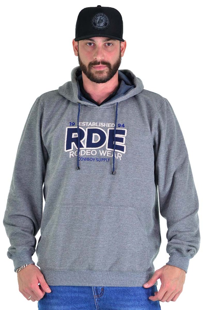 Moletom Radade RDE Bordado cor  Cinza - 1382