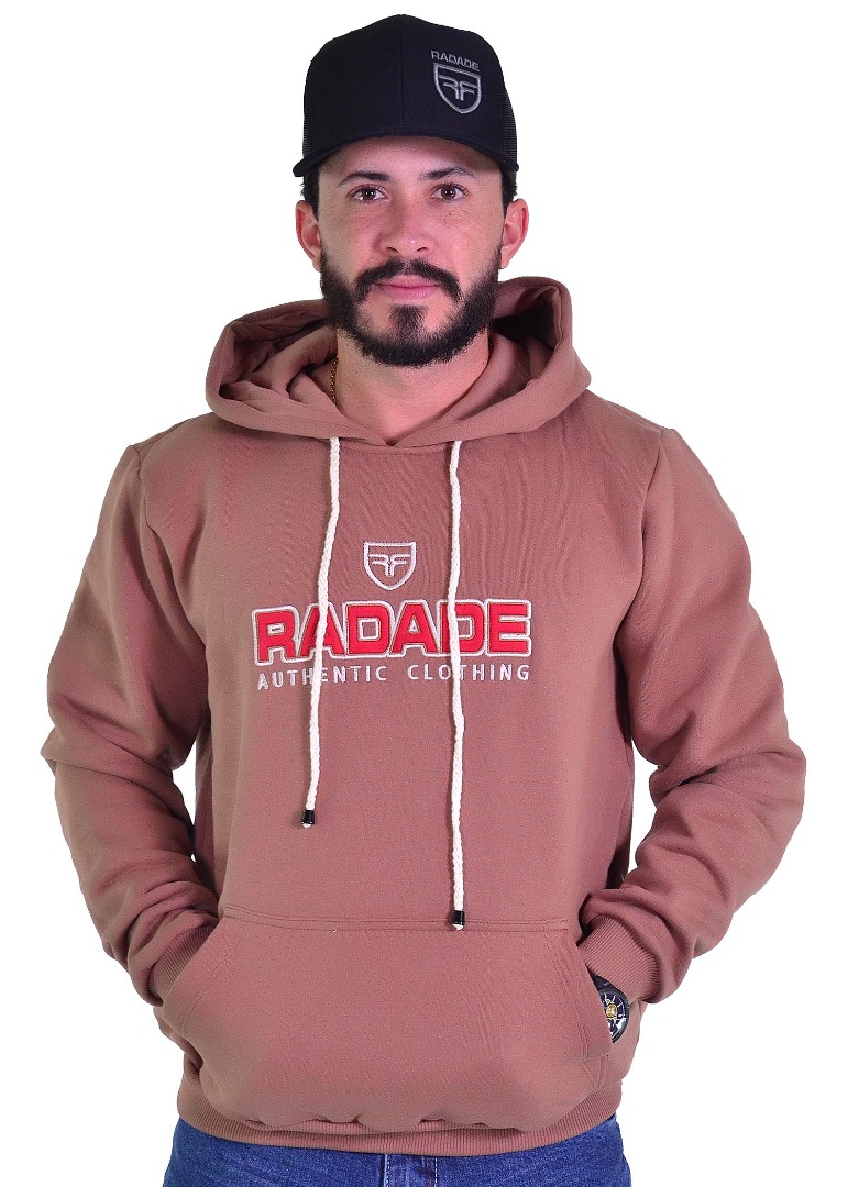 Moletom Radade RDE Bordado cor Marron - 1907