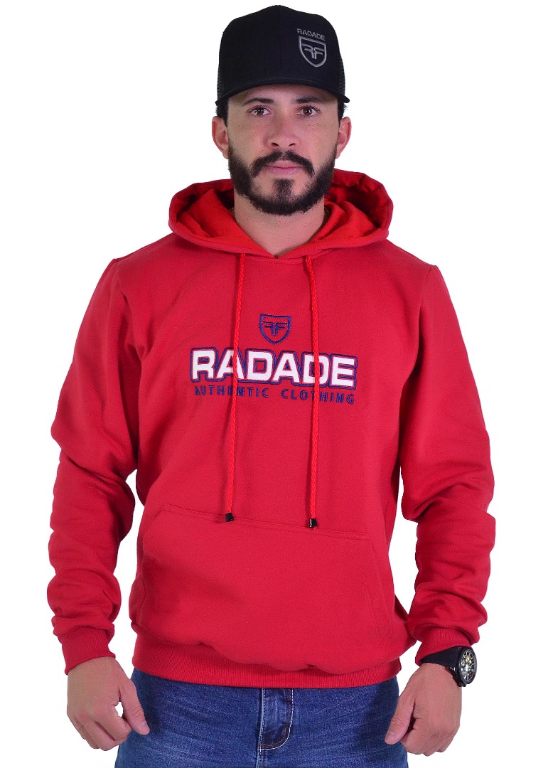 Moletom Radade RDE Bordado cor Vermelho - 1906