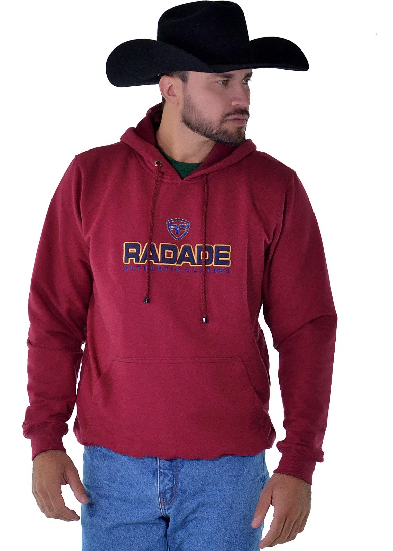 Moletom Radade RDE Bordado Vinho - 1740
