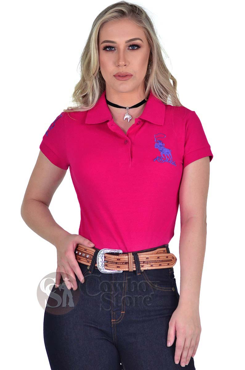 Polo Feminina Radade Lisa Classic Pink - 1446