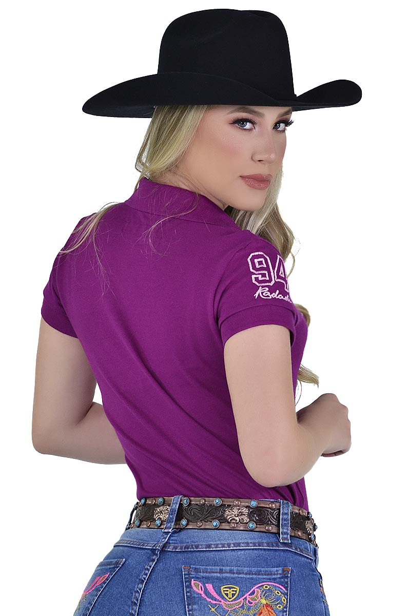 Polo Feminina Radade Lisa Classic Roxa - 1465