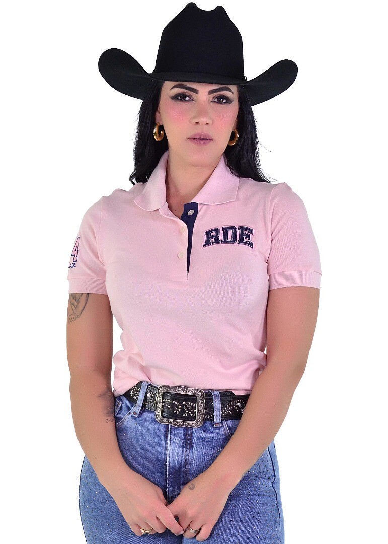 Polo Feminina RDE cor Rosa - 1938