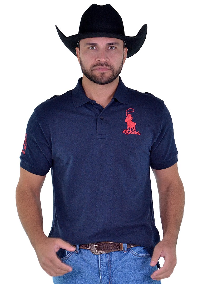 Polo Masculina Radade Classic cor Marinho - 1724
