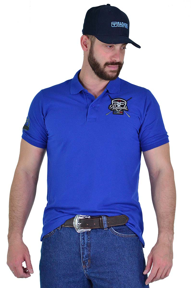Polo Masculina Radade Classic Horn Royal - 1289