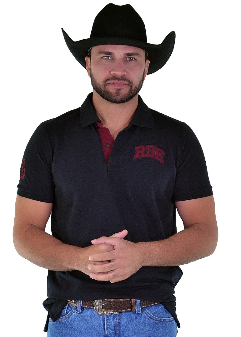 Polo Masculina Radade Classic RDE cor Preta  - 1722