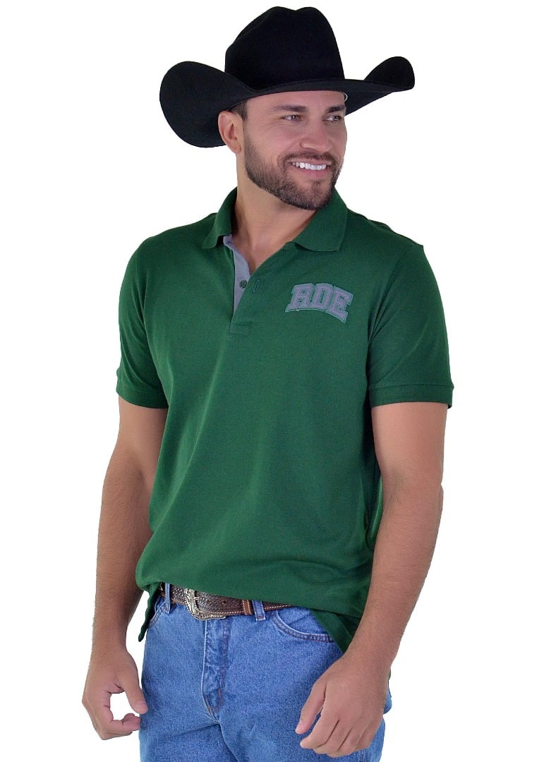 Polo Masculina Radade Classic RDE cor Verde - 1721