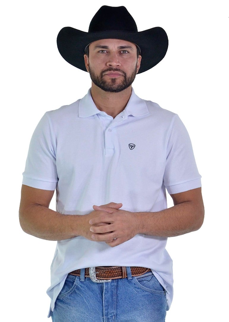 Polo Masculina Radade Lisa Branca - 1769