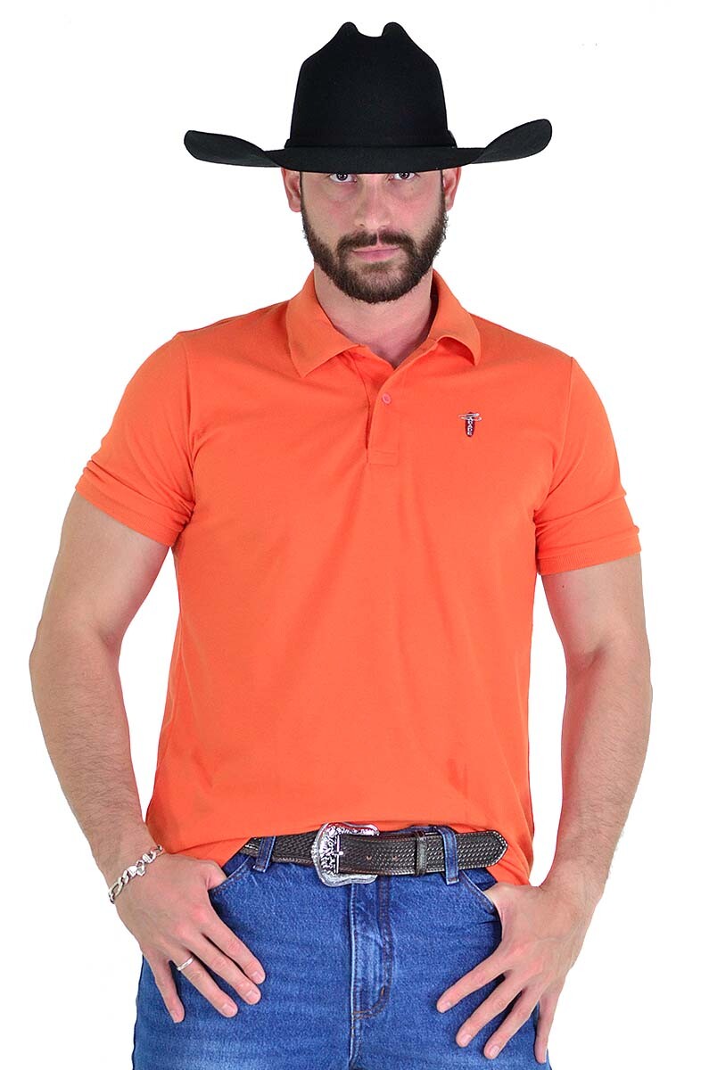 Polo Masculina Radade Lisa Laranja - 1309
