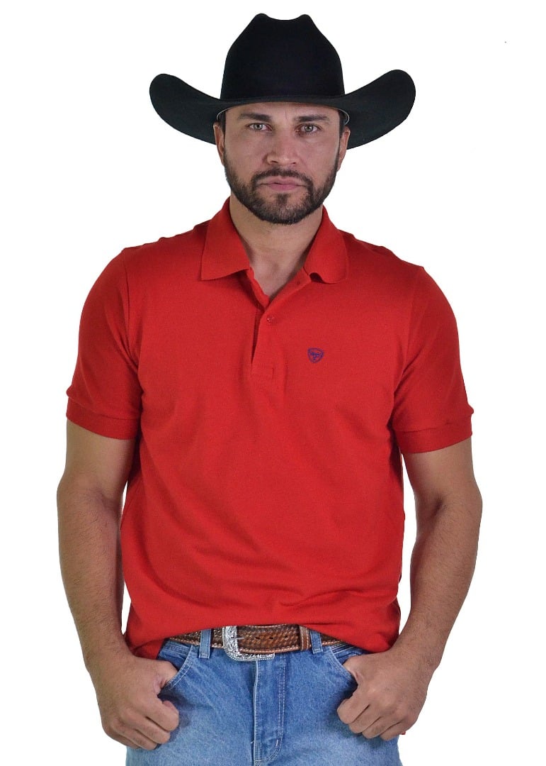 Polo Masculina Radade Lisa Vermelho - 1771