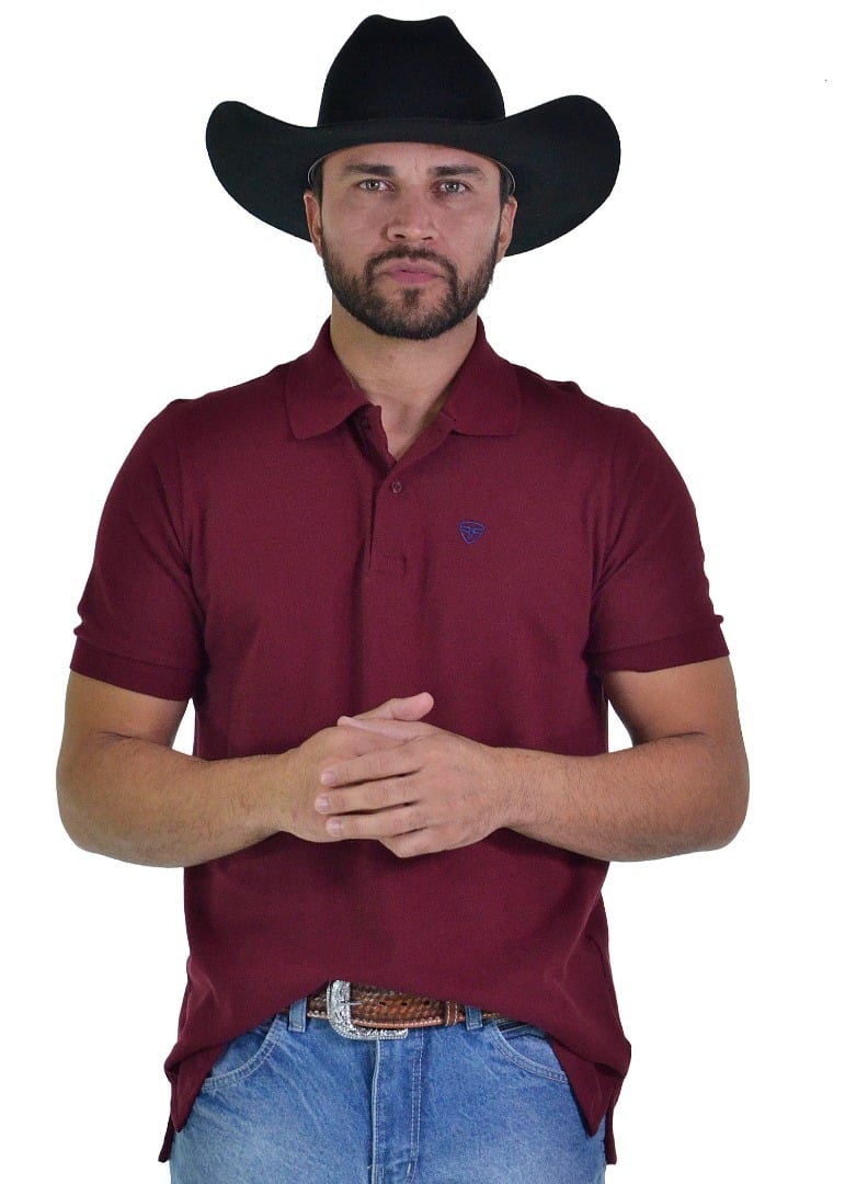 Polo Masculina Radade Lisa Vinho - 1772