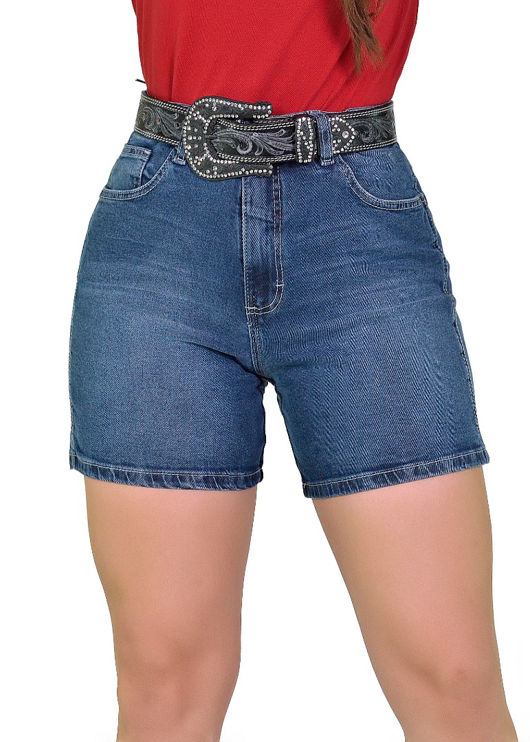 Short Jeans Feminino Cowboy ST Azul