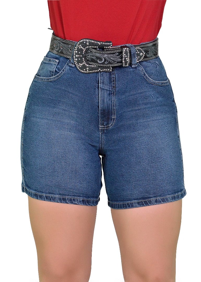 Short Jeans Feminino Cowboy ST Azul